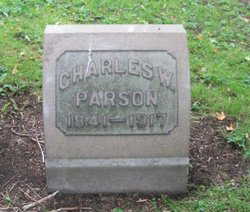 Charles W Parson grave stone
